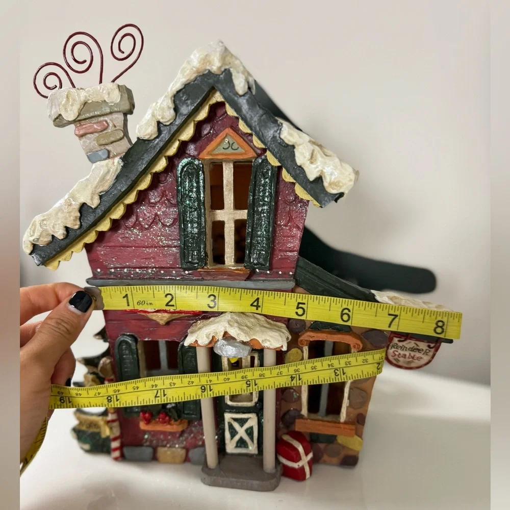 Kurt S. Adler Snowtown Village Claus‎ & Co. Workshop Lighted House